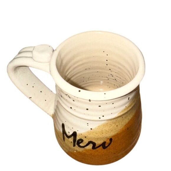 Clay In Mind Handmade Ceramic Mug 10 Oz Speckled Design San Diego - Picture 2 of 6